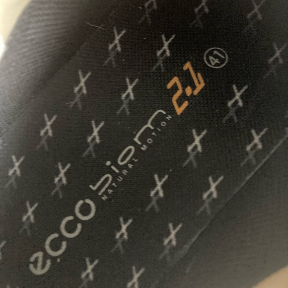 Ecco Biom 2.1 Grey Green Pink Waterproof Canvas Rubber Low Top Sneakers Size10.5 - Picture 15 of 15